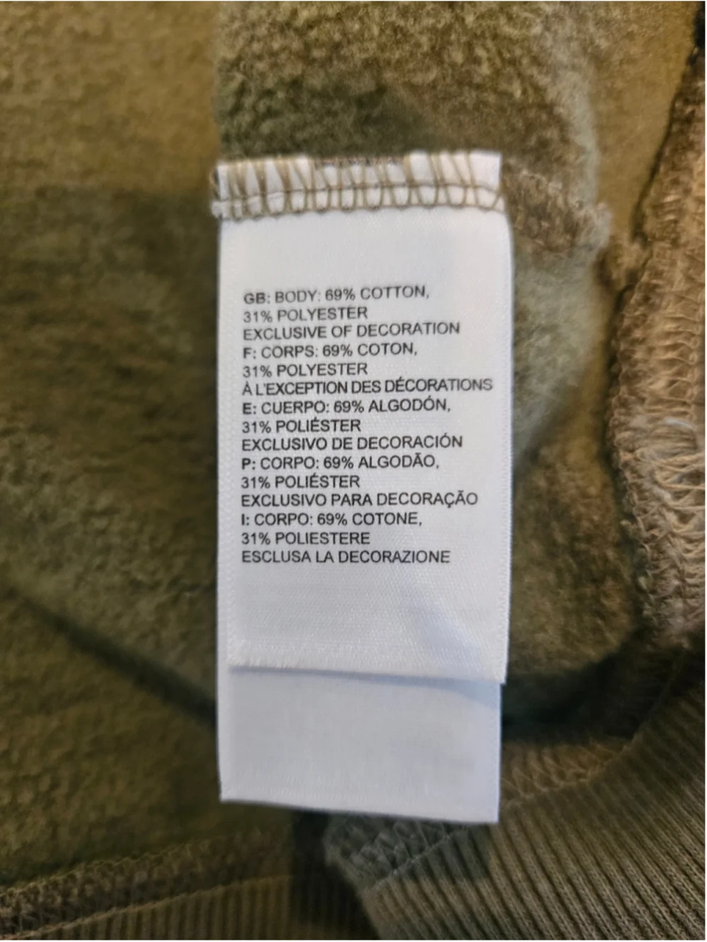 Men's The North Face Hoodie XL Olive Green Rear Graphic Logo